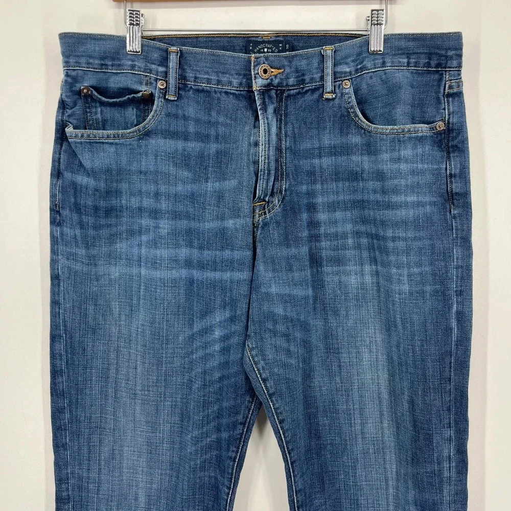 Lucky Brand 221 Original Straight Mens Jeans Medium Wash 38x30